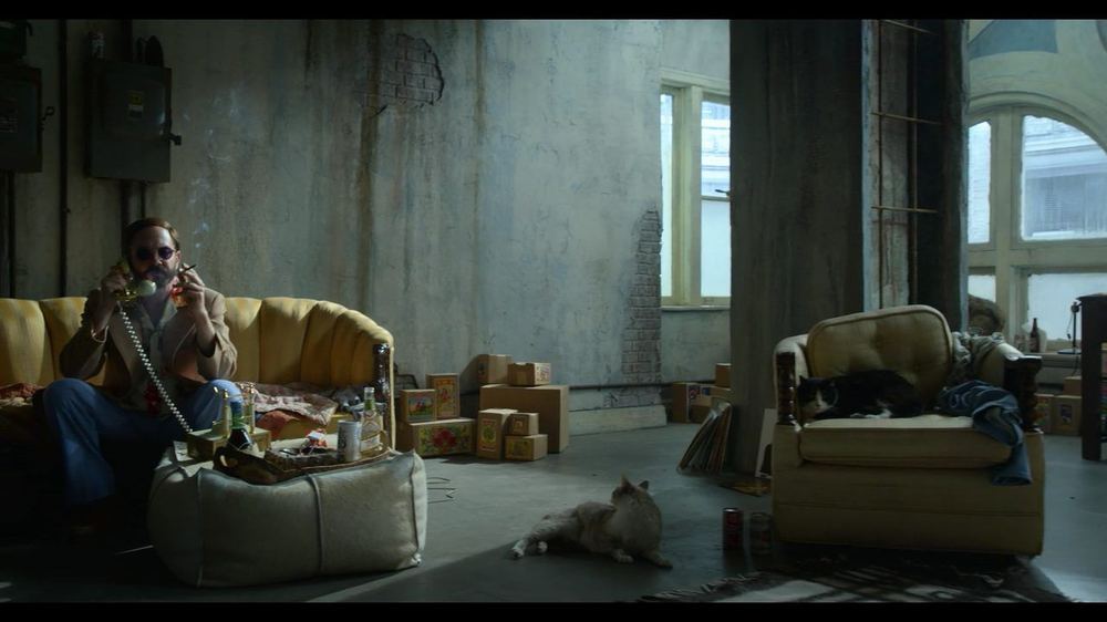 A Futile and Stupid Gesture set — production design by Jonah Markowitz